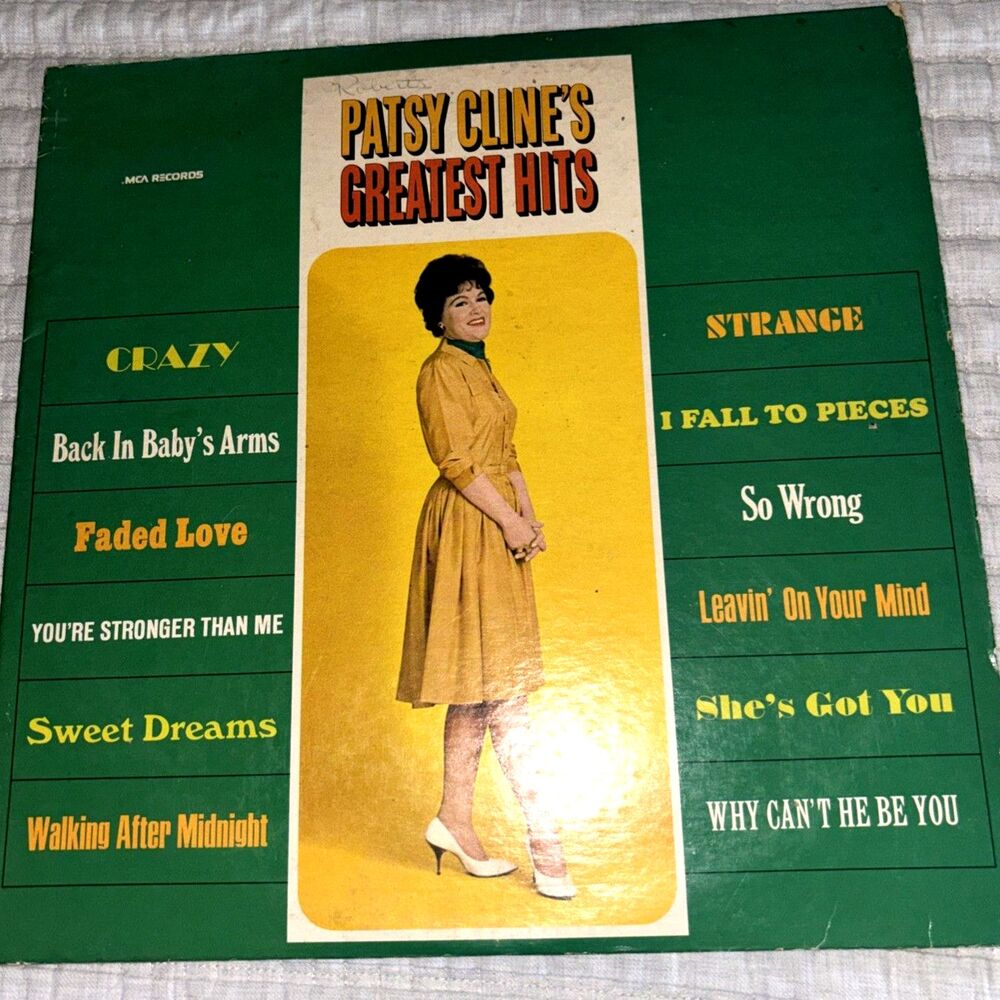 PATSY CLINE - Greatest Hits (1980) - 12" Vinyl Record LP